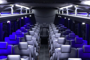 Jurupa Valley Charter Bus Interior