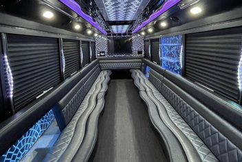 Jurupa Valley Party Bus Interior