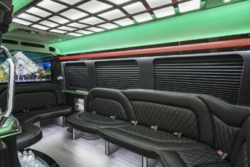 Jurupa Valley Sprinter Party Bus Interior