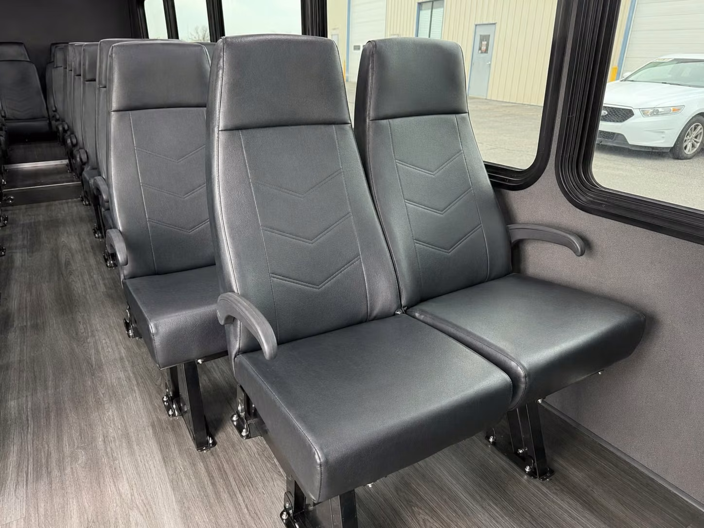 15 passenger minibus inside