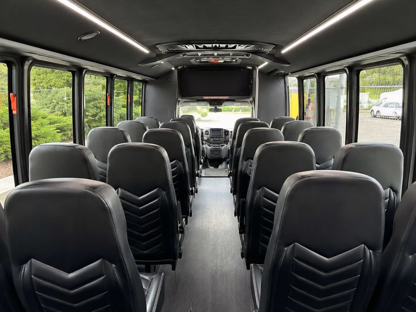 20 passenger minibus interior