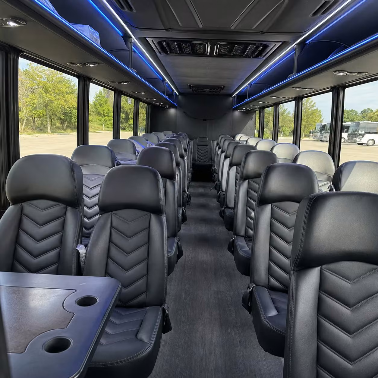 30 passenger minibus interior