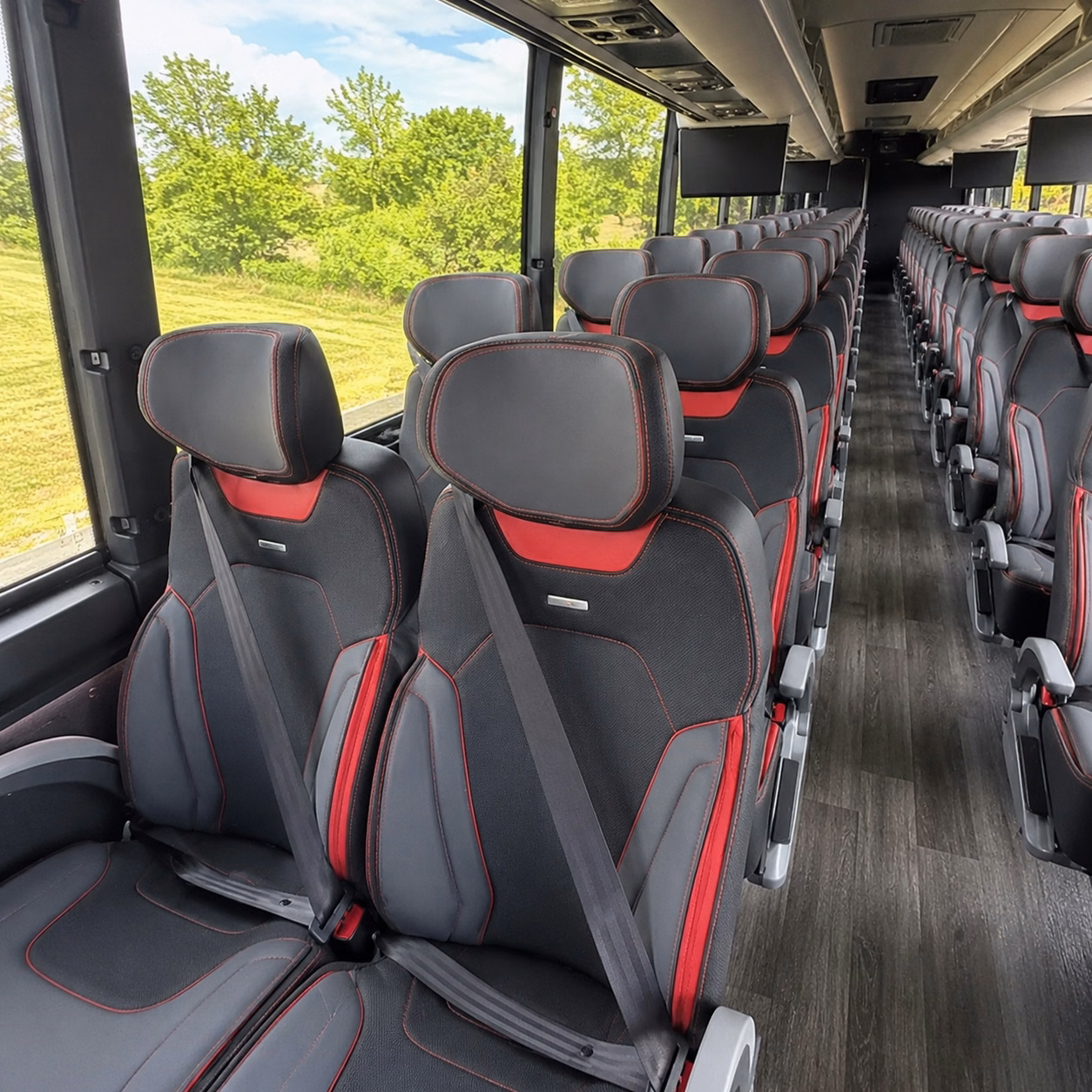 jurupa valley charter bus interior
